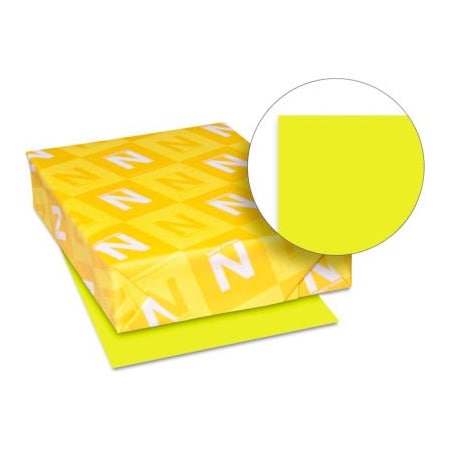 Neenah Paper Astrobrights Colored Card Stock 22791, 8-1/2 X 11, Sunburst Yellow„¢, 250/Pack